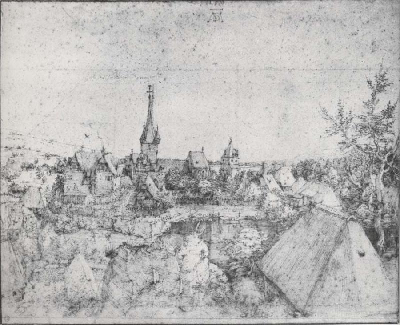 Albrecht Durer View of Heroldsberg oil painting image